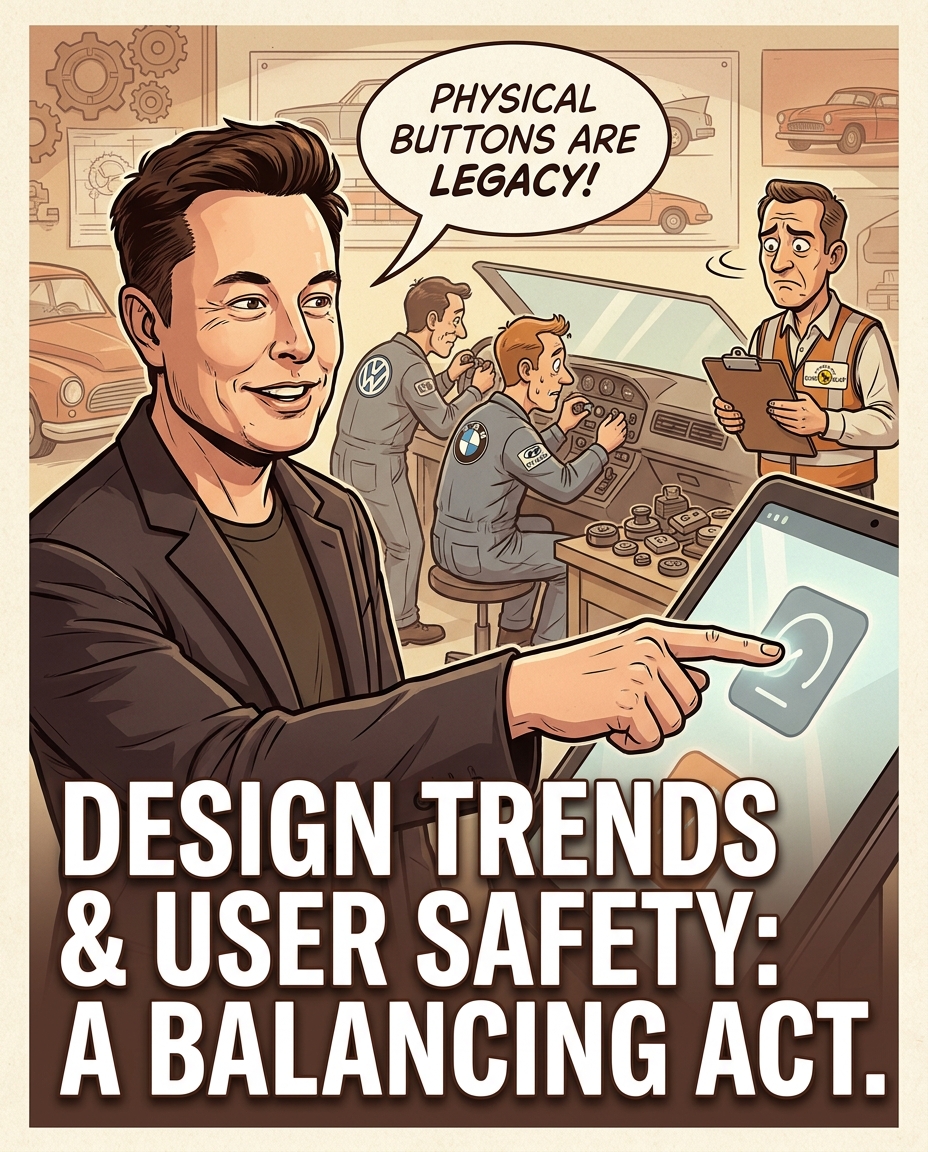 Tesla physical buttons editorial
